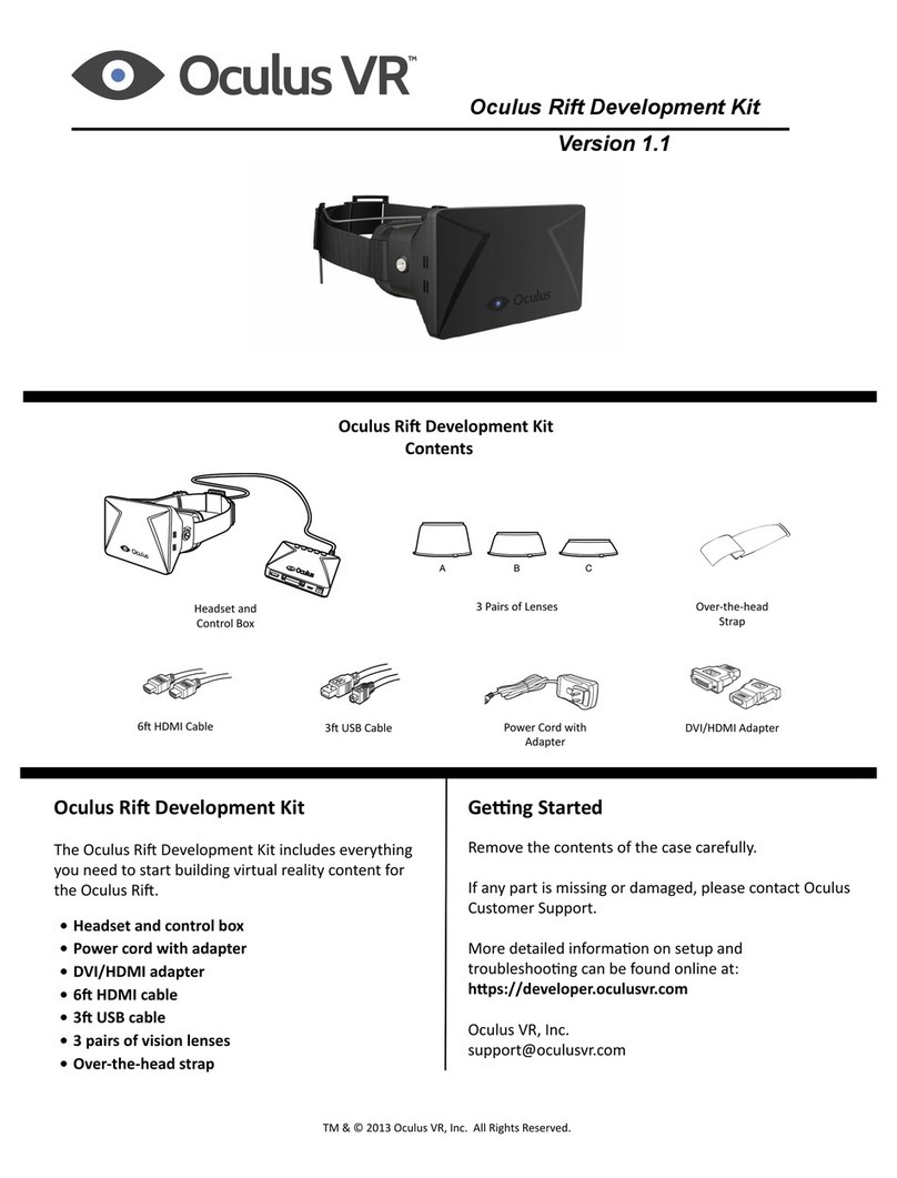 Oculus VR Rift Installation instructions