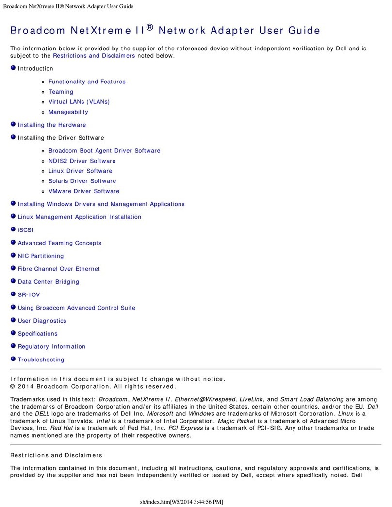 Broadcom NetXtreme II SERIES user guide