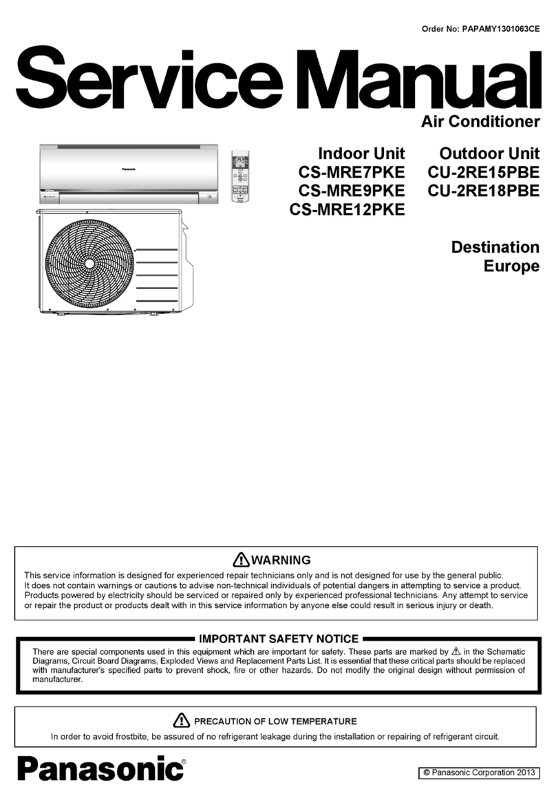 Panasonic CS-MRE7PKE User manual