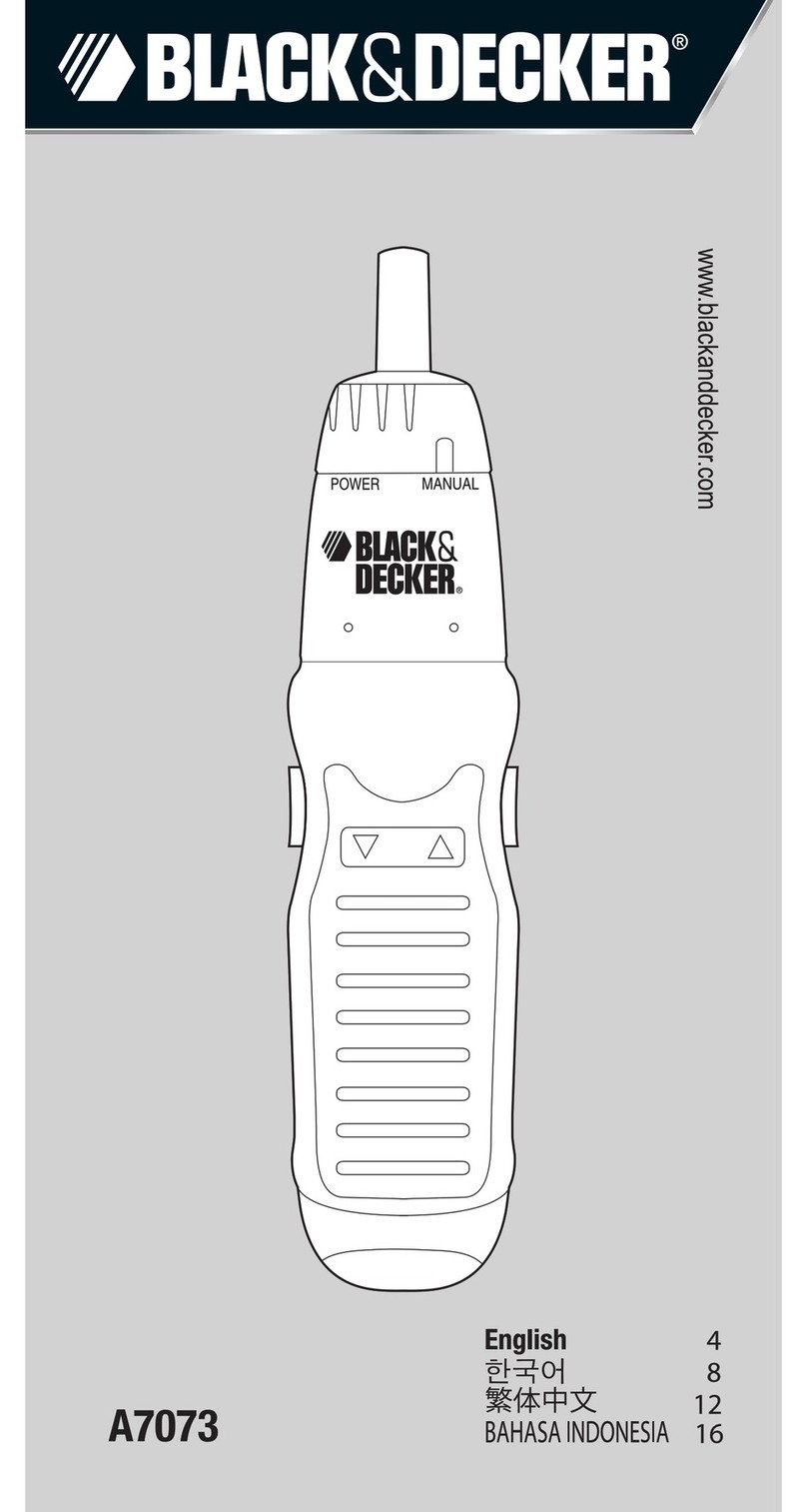 Black & Decker A7073 User manual