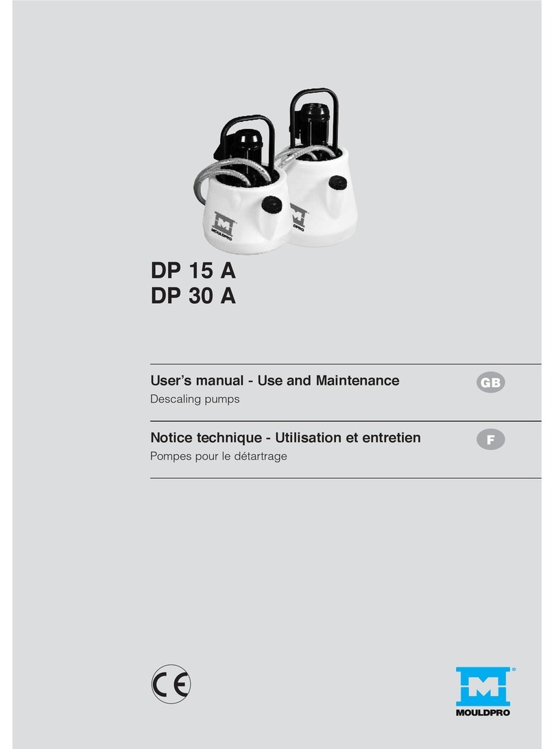 MOULDPRO DP 15 A user manual