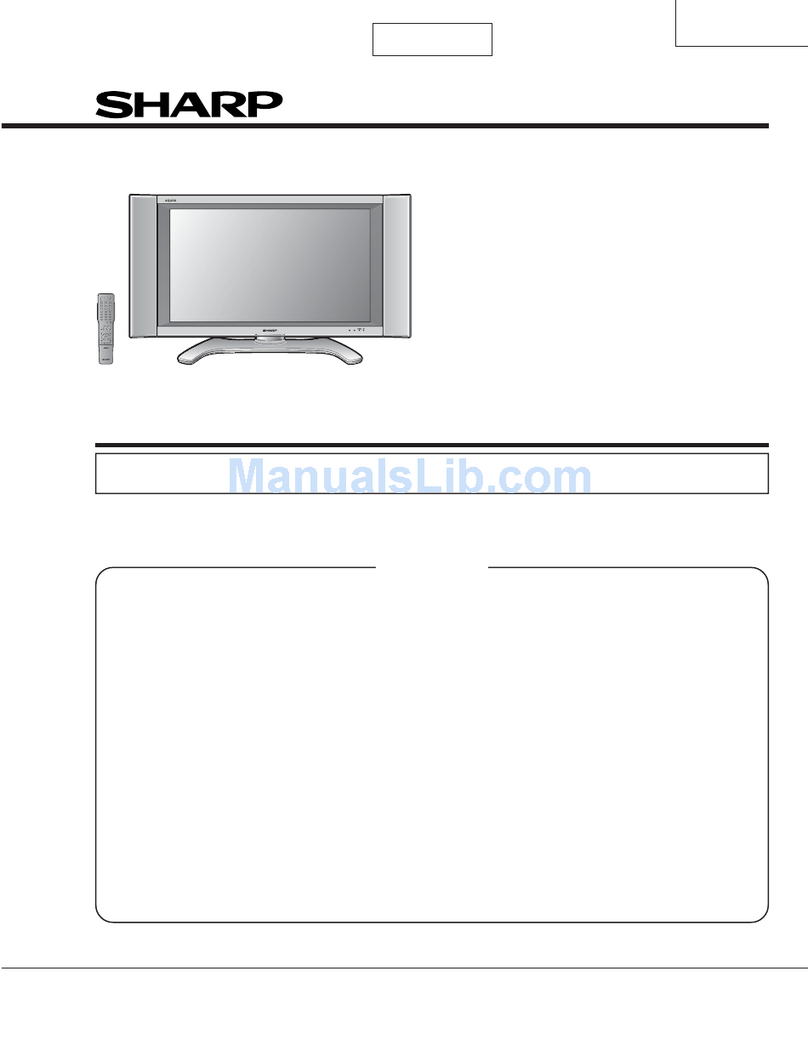 Sharp Aquos LC 26D4U User manual