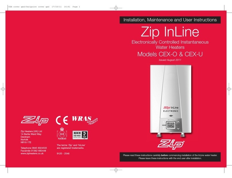 Zip CEX-O Mounting instructions Zip CEX-O Mounting instructions