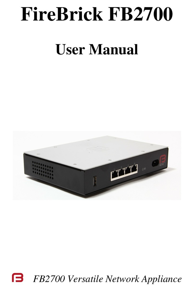 Fido FireBrick FB2700 user manual