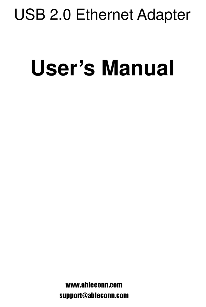 Ableconn USB2E100B user manual