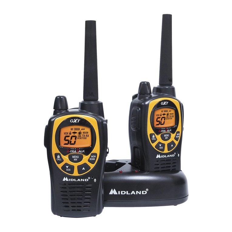 Midland X-Tra Talk GXT1000 Series User manual Midland X-Tra Talk GXT1000 Series User manual