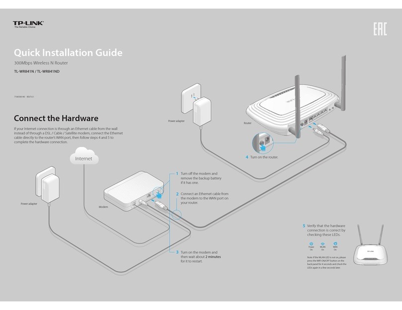 TP-Link TL-WR841N User manual