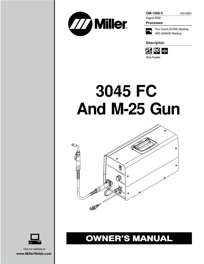 Miller 3045 FC owner's manual