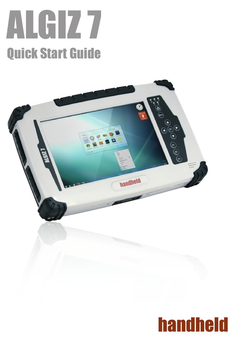 HandHeld ALGIZ 7 User manual HandHeld ALGIZ 7 User manual