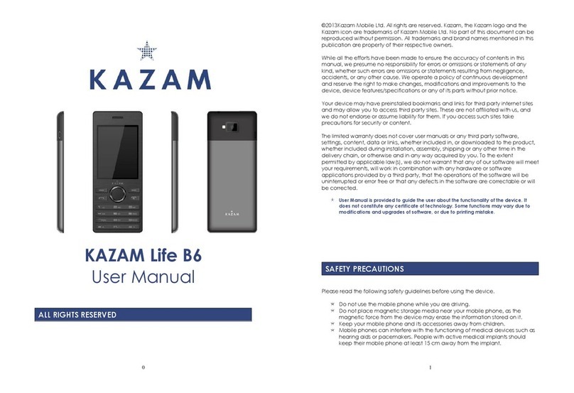 KaZAM life b6 User manual KaZAM life b6 User manual