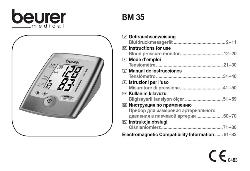 Beurer BM 35 User manual