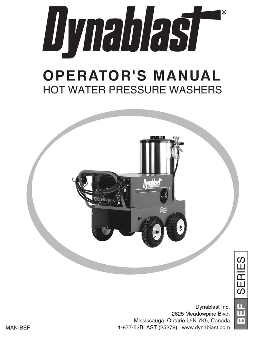 Dynablast BEF series Operator's manual