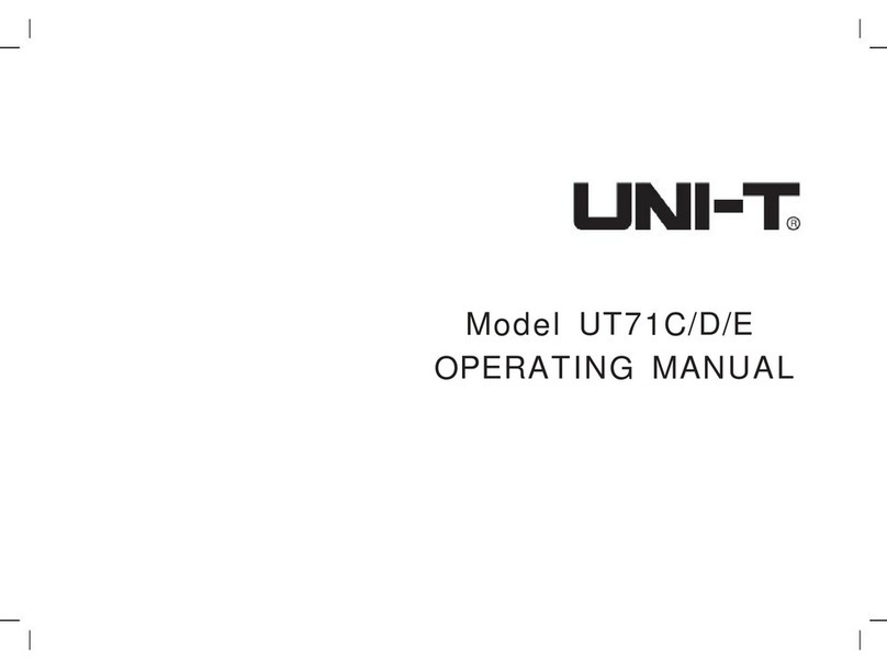 Unit UT71C operating manual