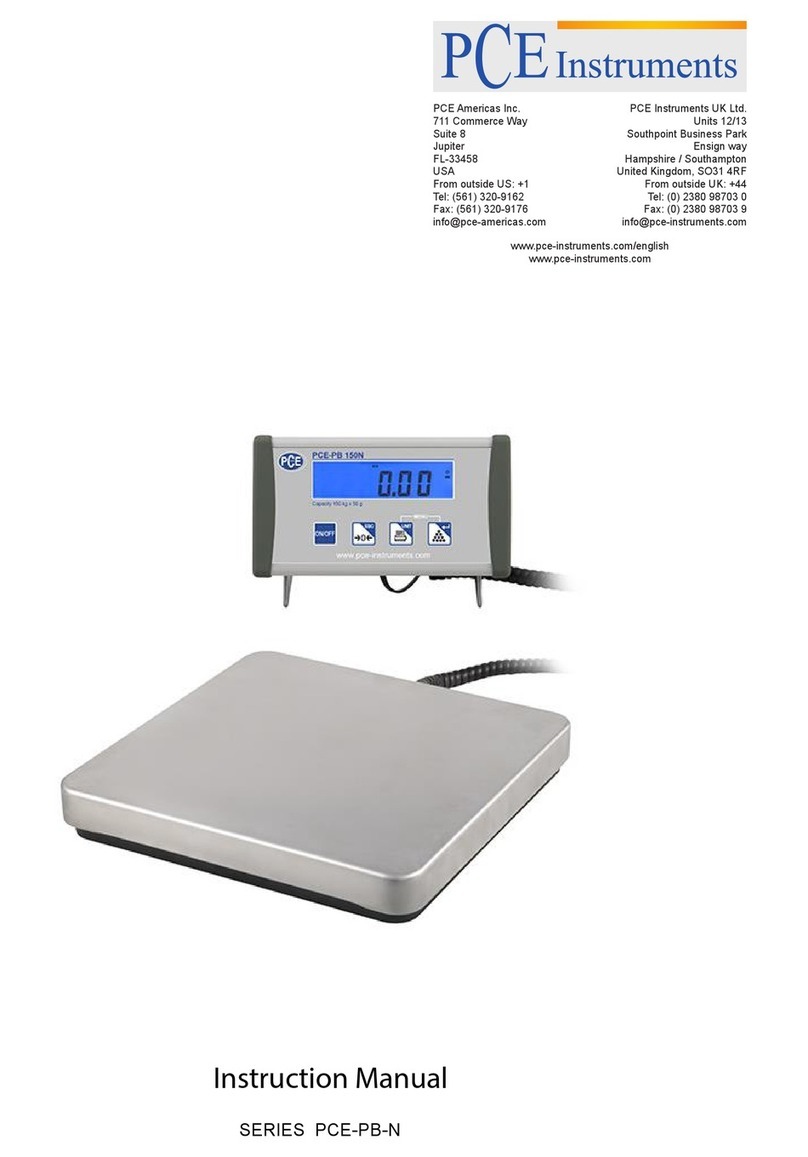 PCE Instruments PCE-PB-N series User manual