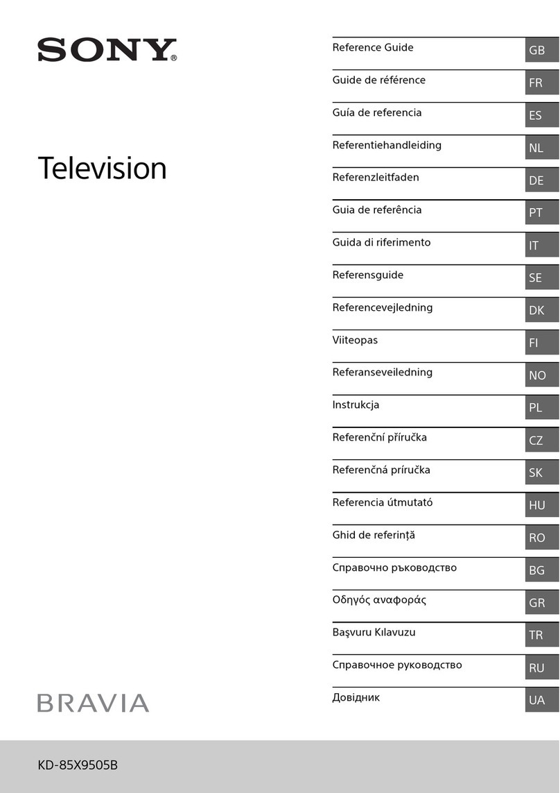 Sony Bravia KD-85X9505B User manual