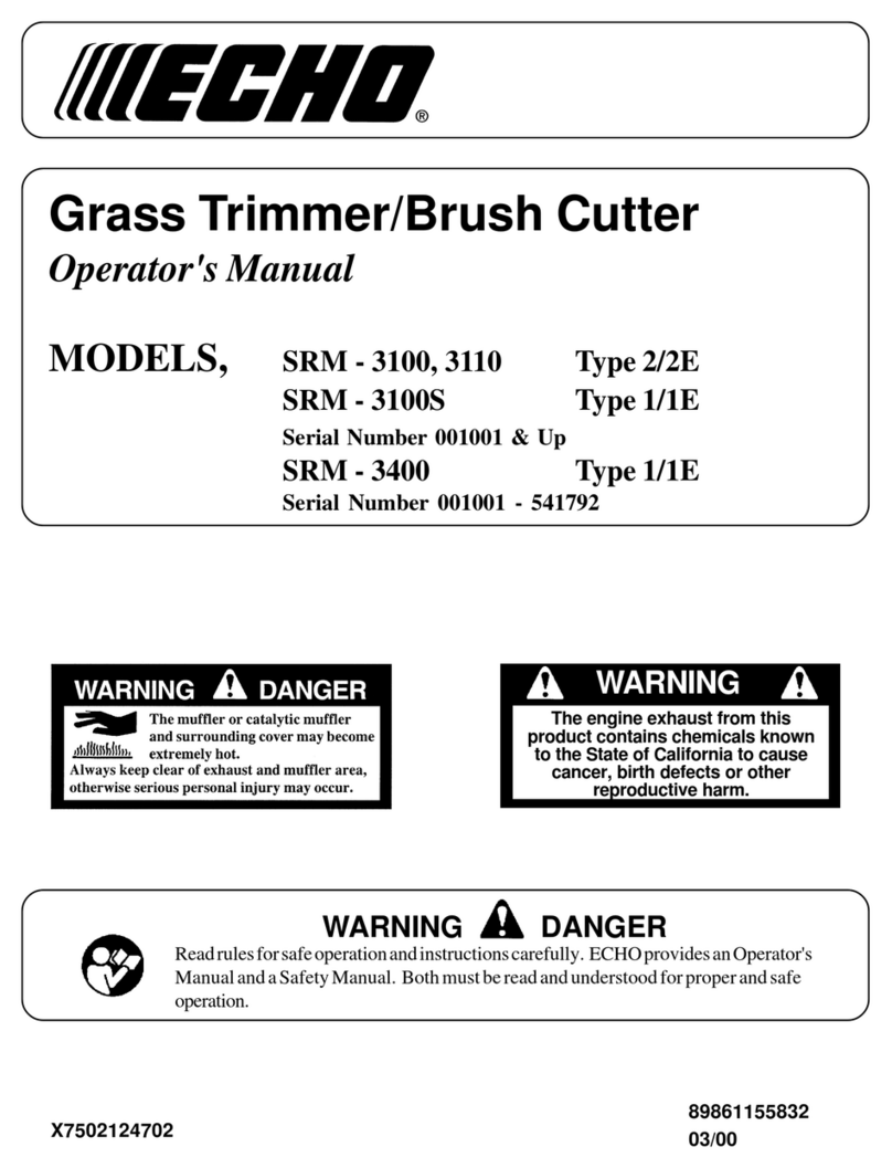 Echo SRM-3100 Series User manual