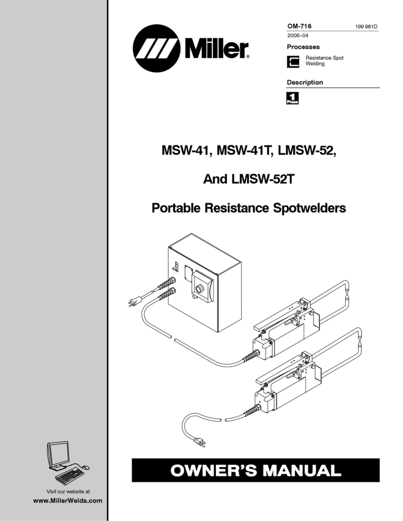 Miller LMSW-52 User manual