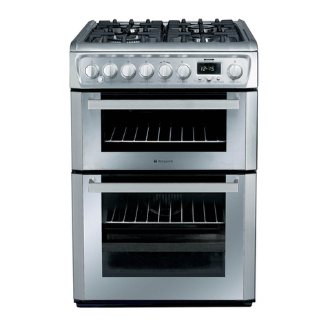 Hotpoint EG94X Instructions for installation and use Hotpoint EG94X Instructions for installation and use