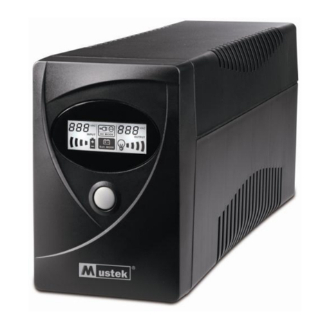 Mustek PowerMust 424 LCD Installation and operation manual