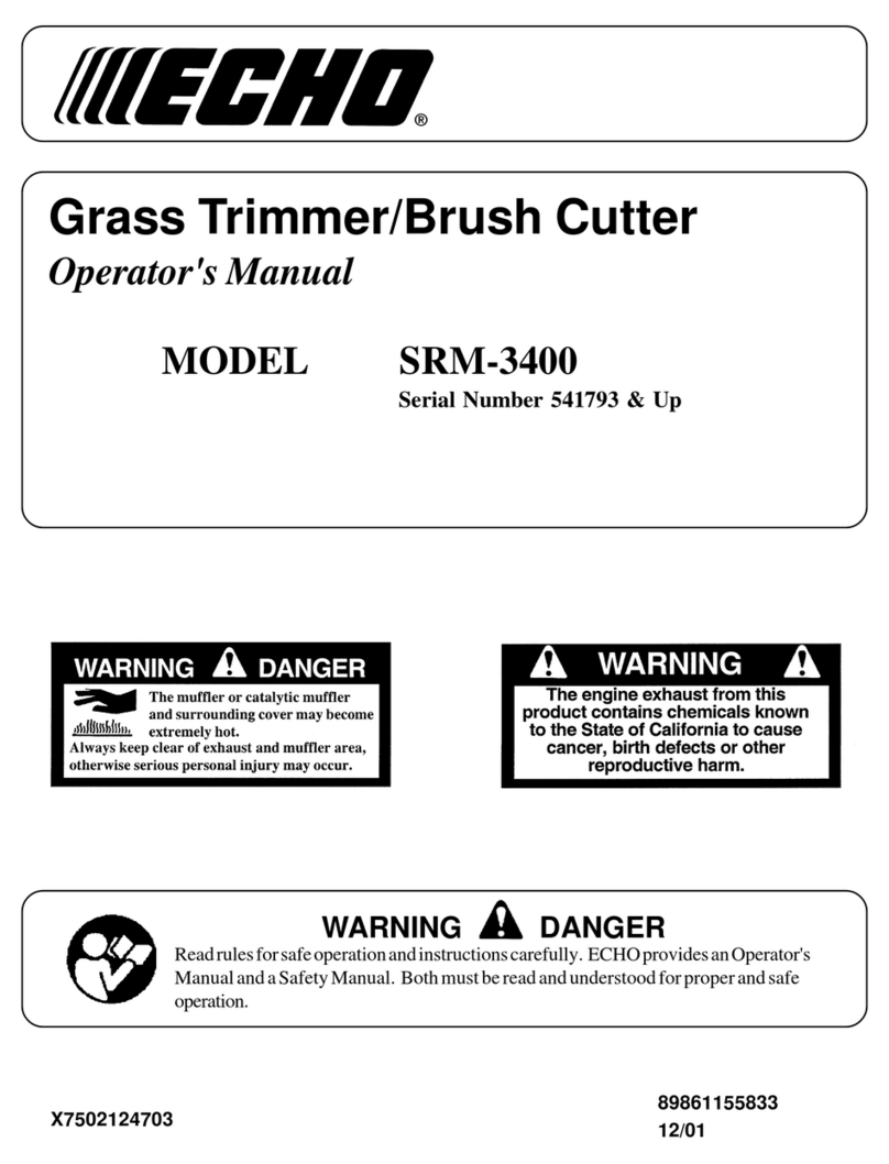 Echo SRM-3400 Series User manual