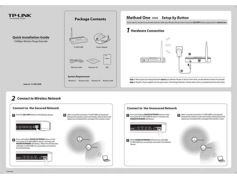 TP-Link TL-WA730RE User manual