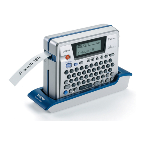 Brother P-Touch 18R User manual
