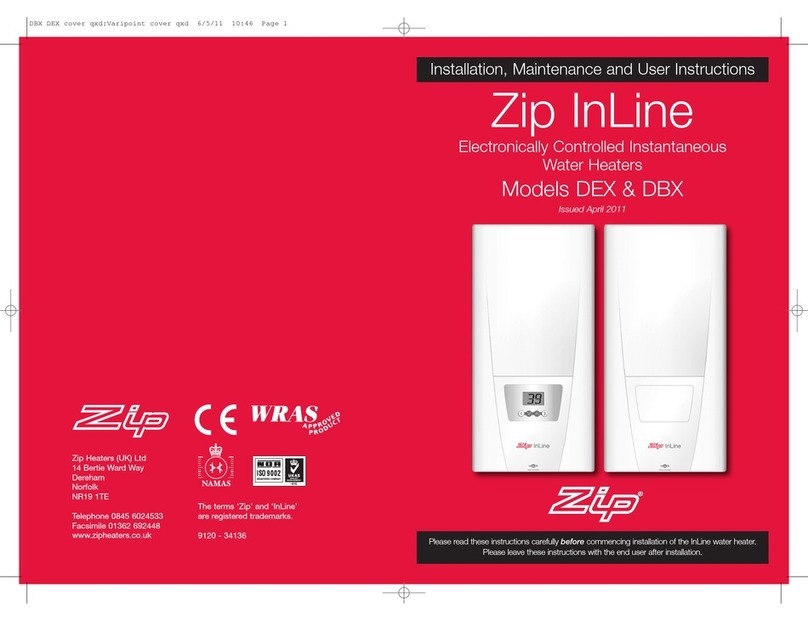 Zip DEX Mounting instructions Zip DEX Mounting instructions