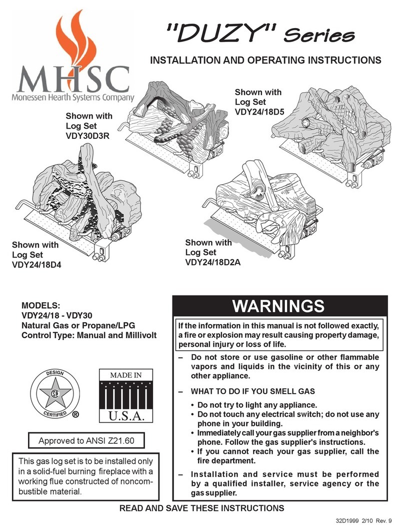 MHSC VDY24/18D5 Installation and operating instructions