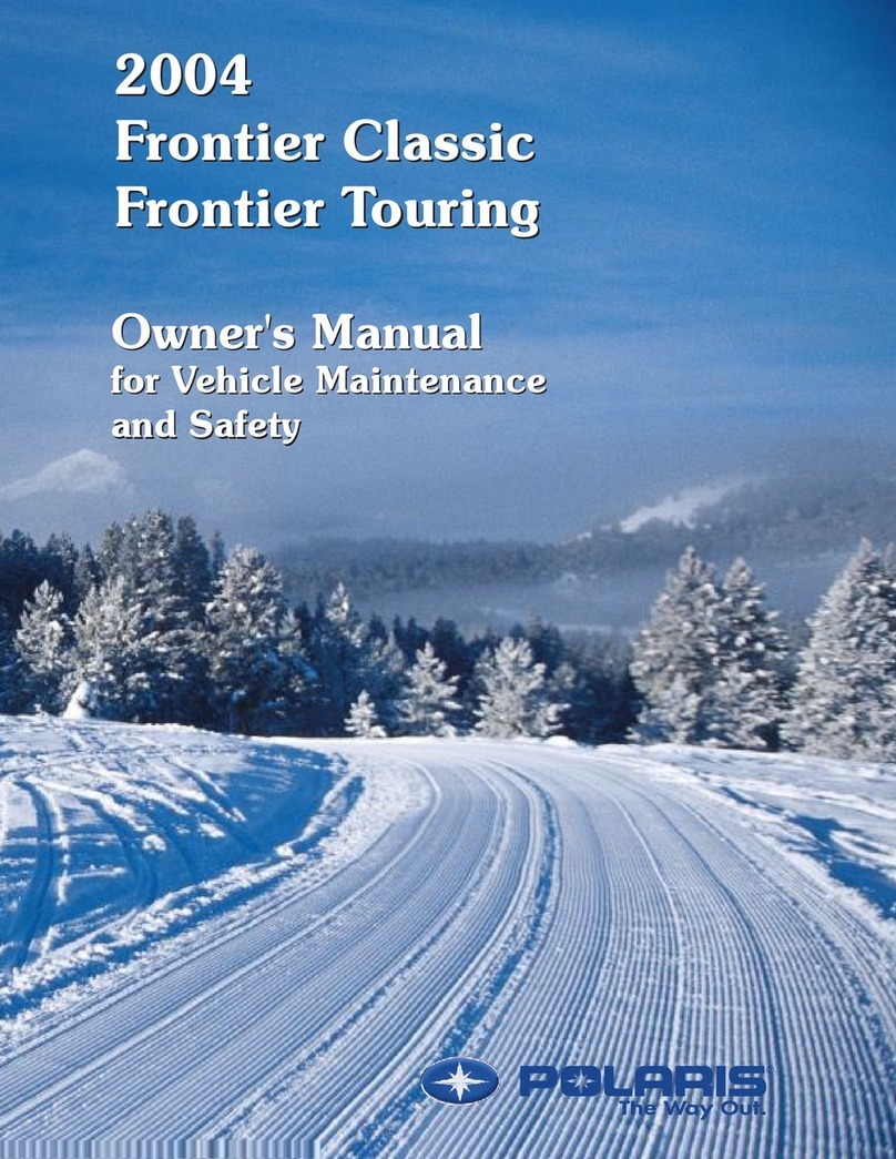 Polaris Frontier Classic User manual