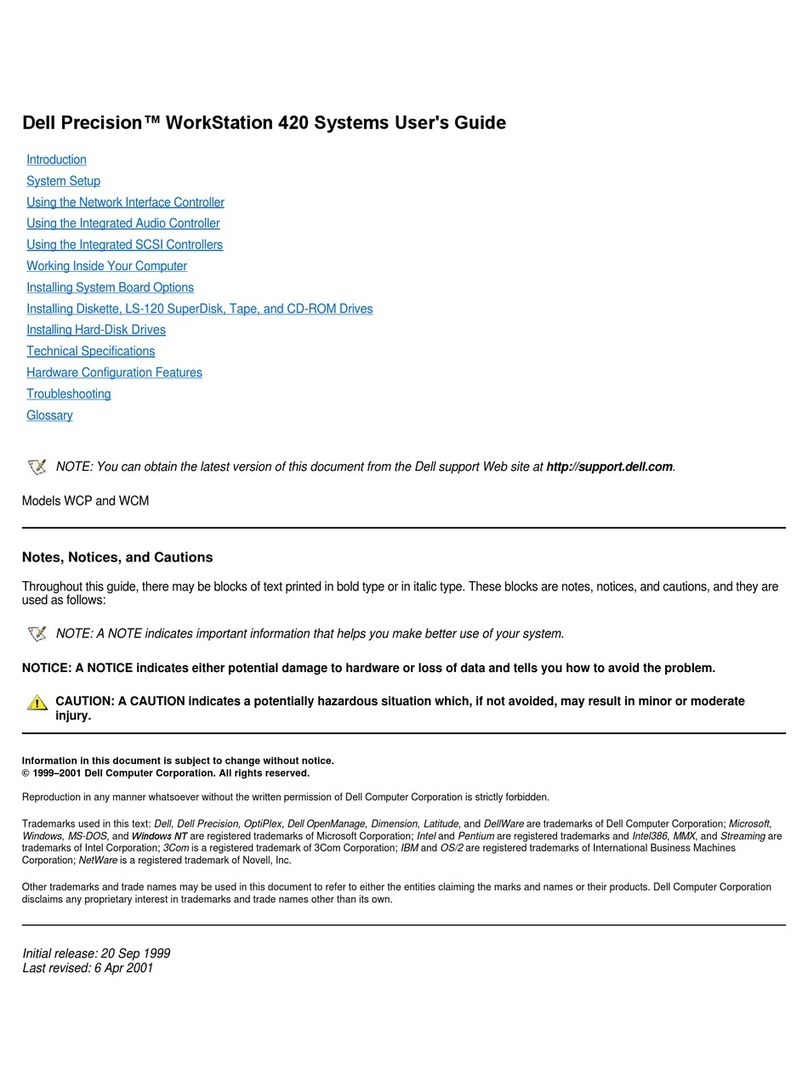 Dell Vostro 420 User manual