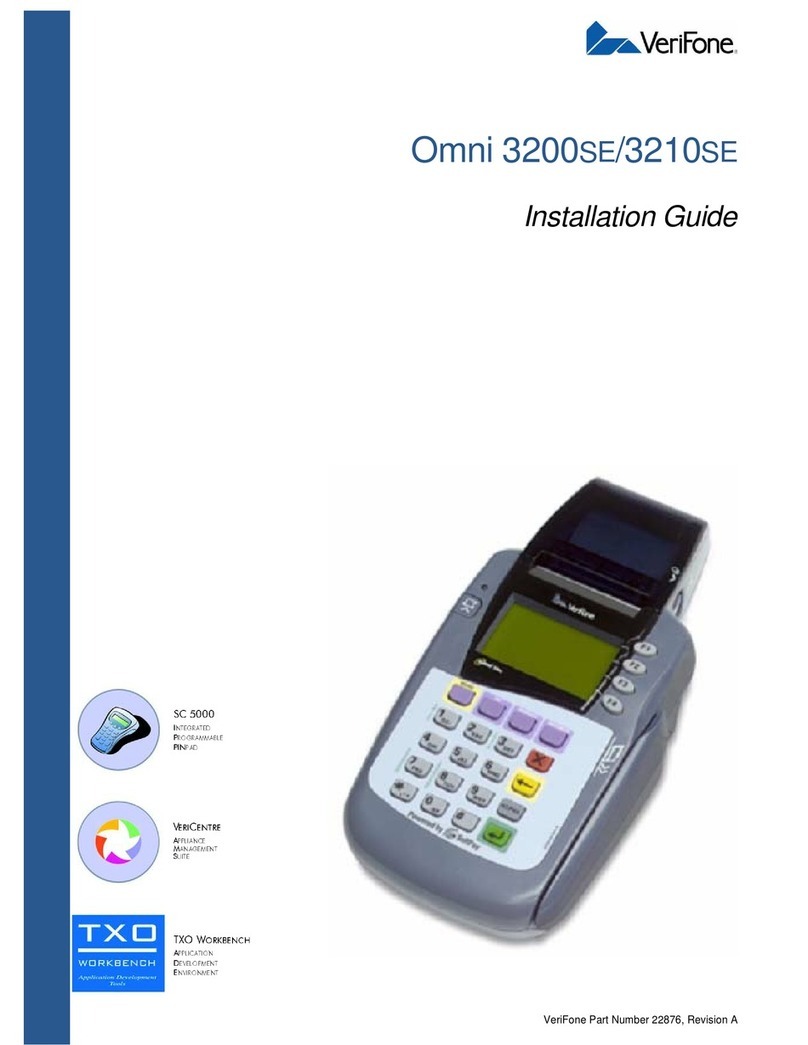 VeriFone Omni 3200SE User manual