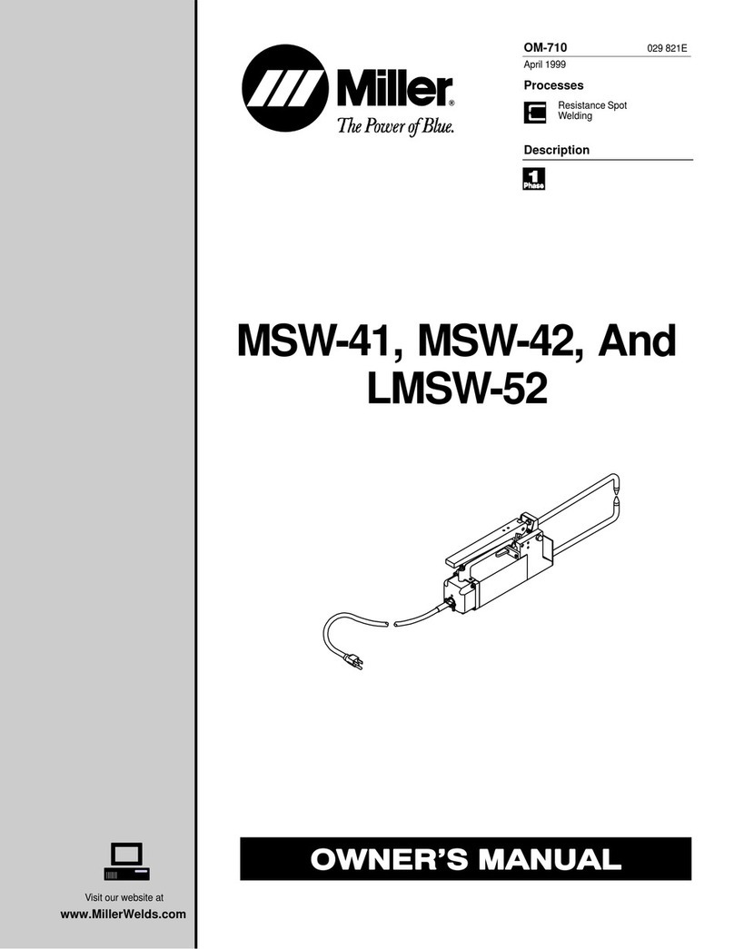 Miller LMSW-52 User manual