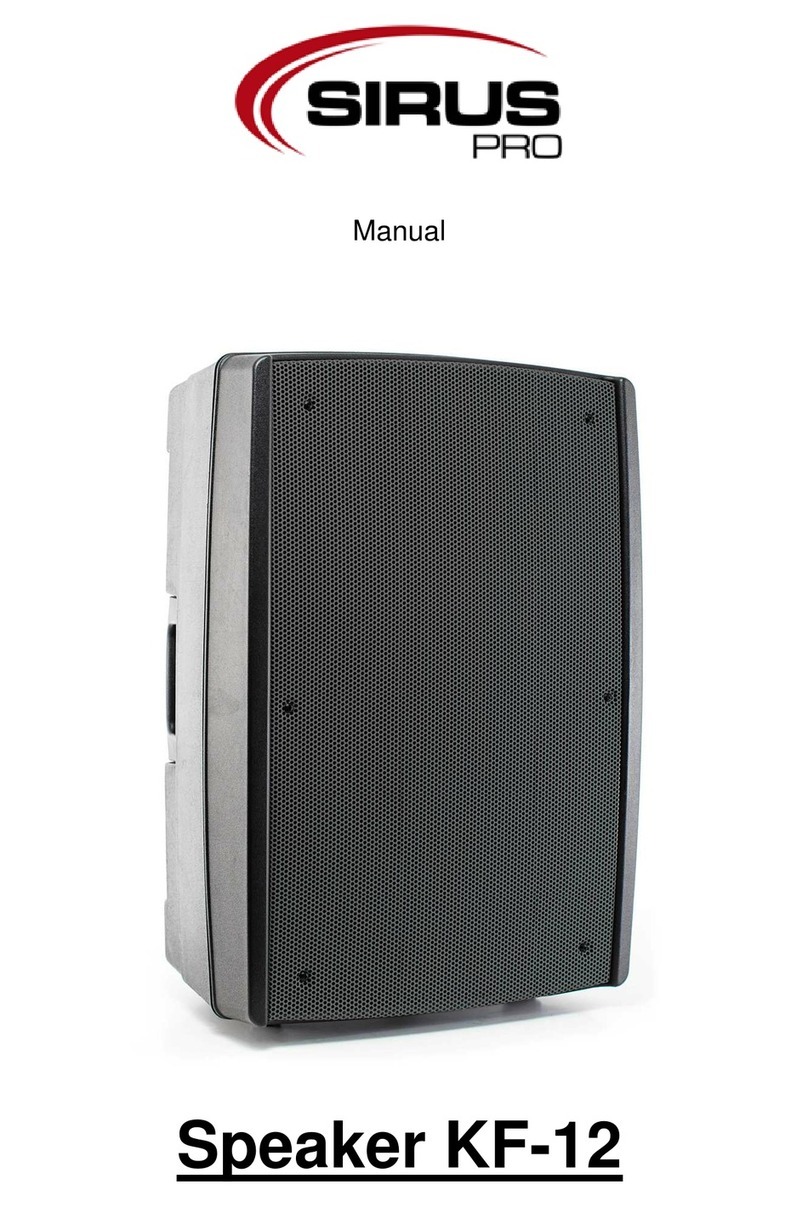 Sirus KF-12 User manual