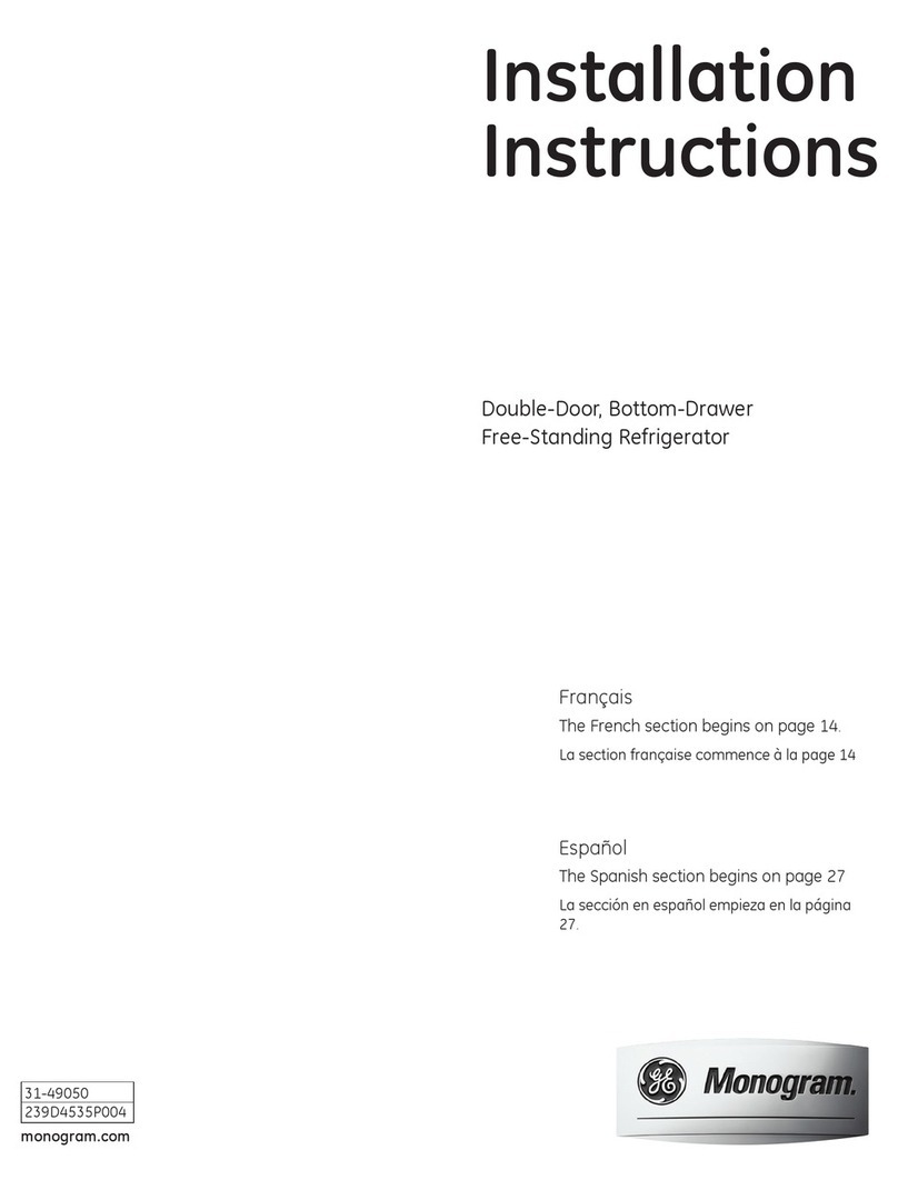 Monogram ZISS480DHSS Installation insrtuctions
