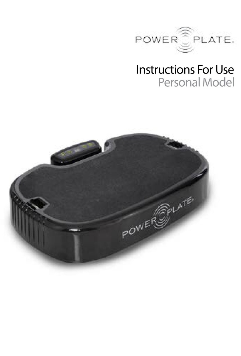 Performance Health power plate Instructions for use