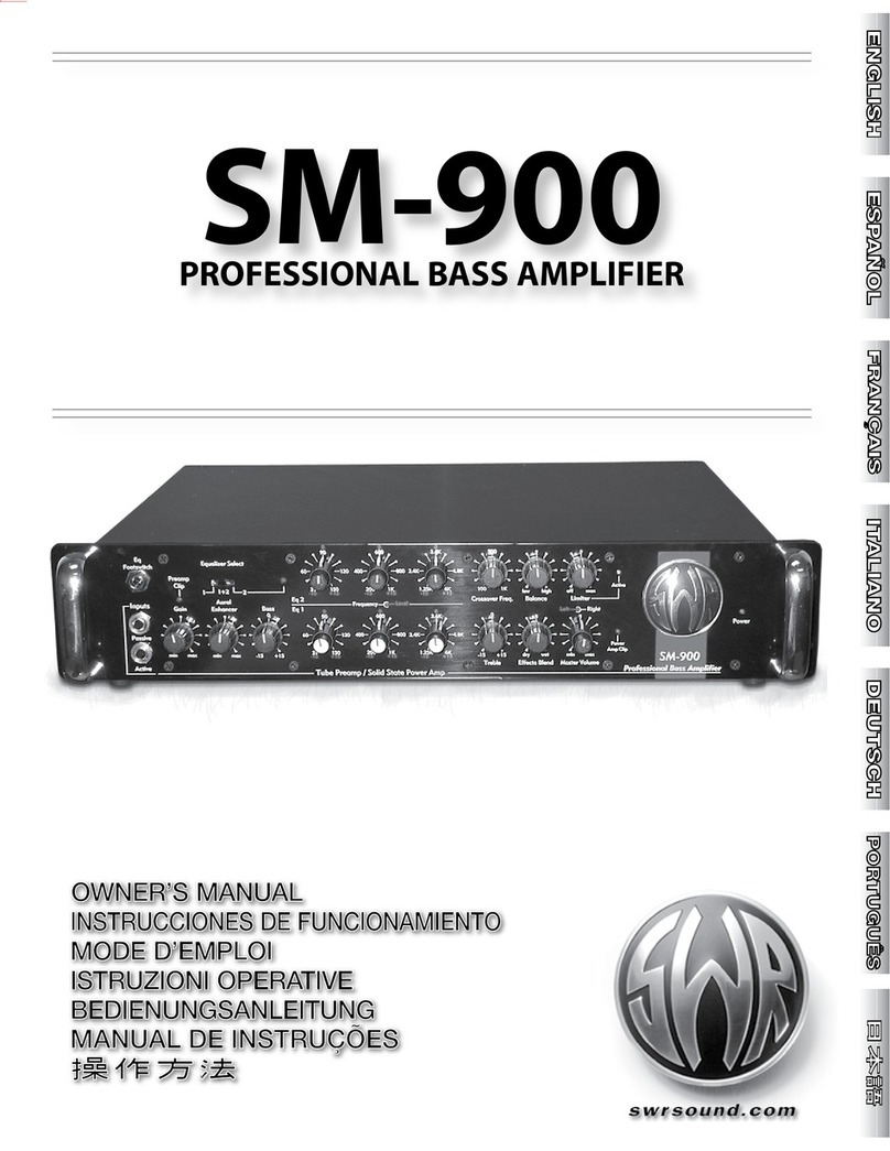 SWR SM-900 owner's manual