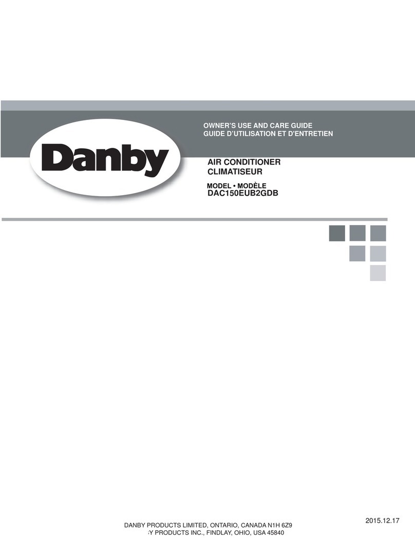 Danby DAC150EUB2GDB Assembly instructions