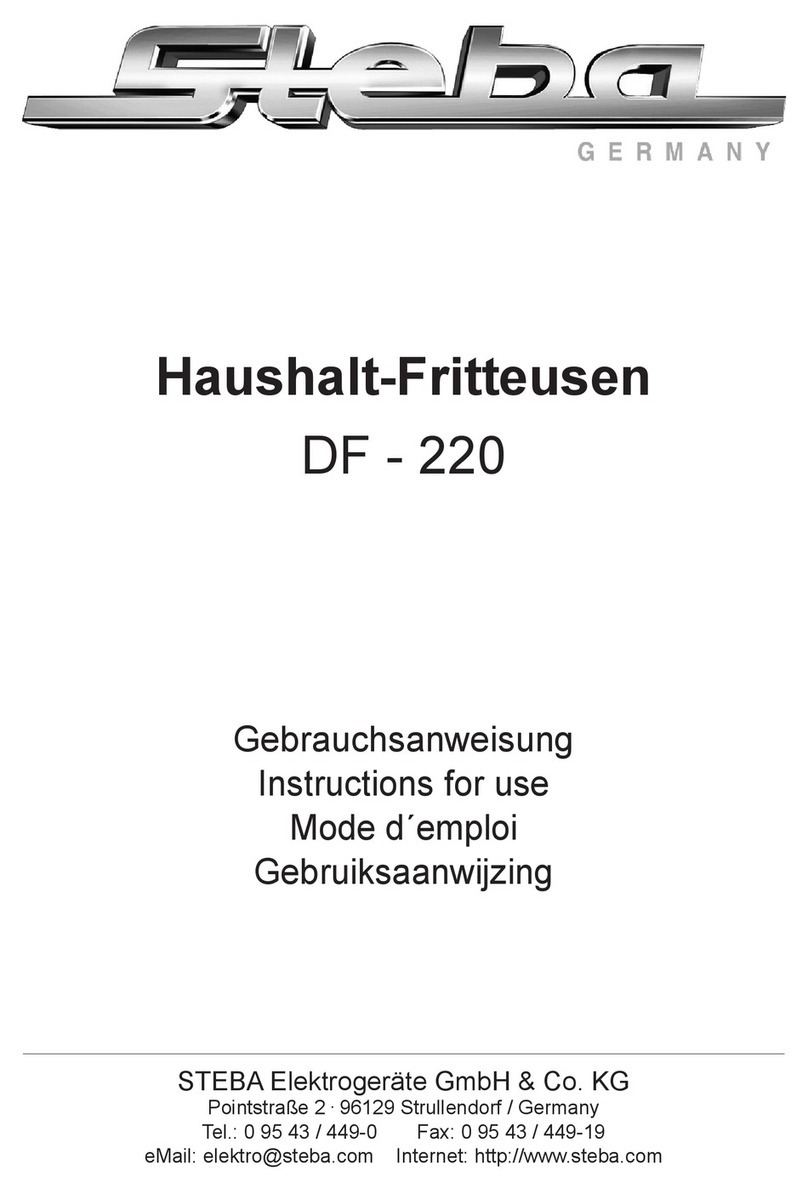 Steba DF - 220 User manual