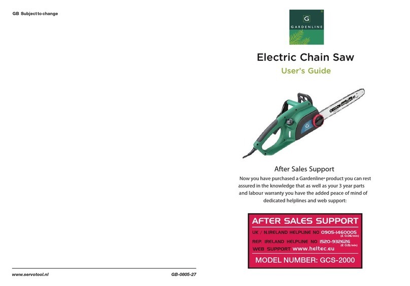 Gardenline GCS-2000 User manual