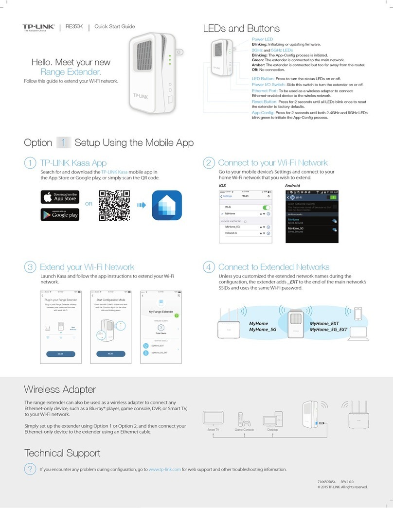 TP-Link RE350K User manual