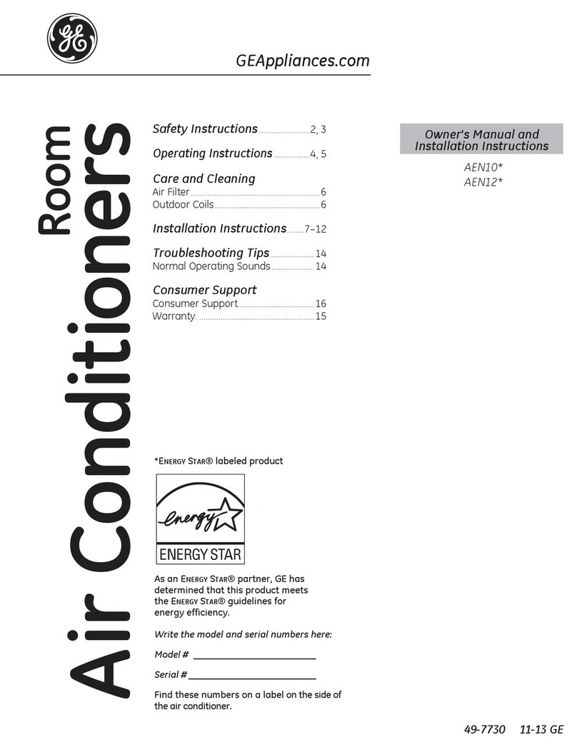 GE AEN10 Series Operating instructions