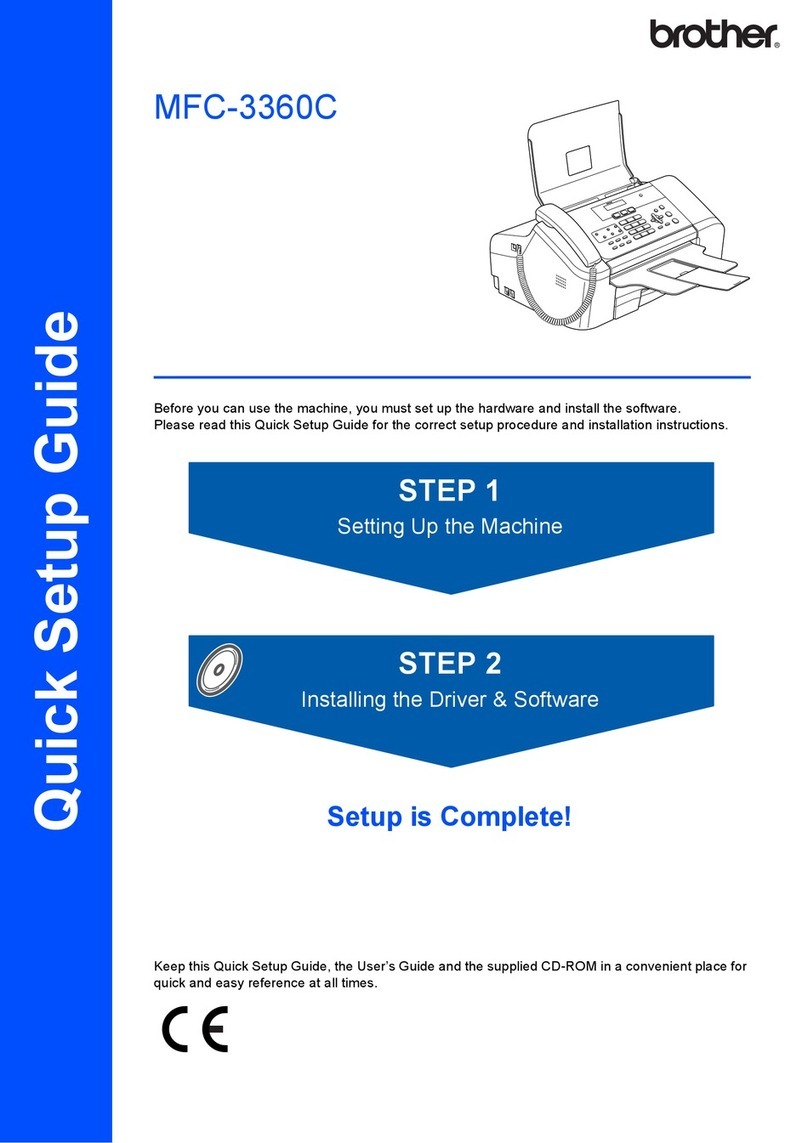 Brother MFC 3360C - Color Inkjet - All-in-One User manual