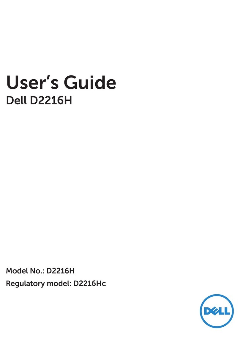 Dell D2216H User manual