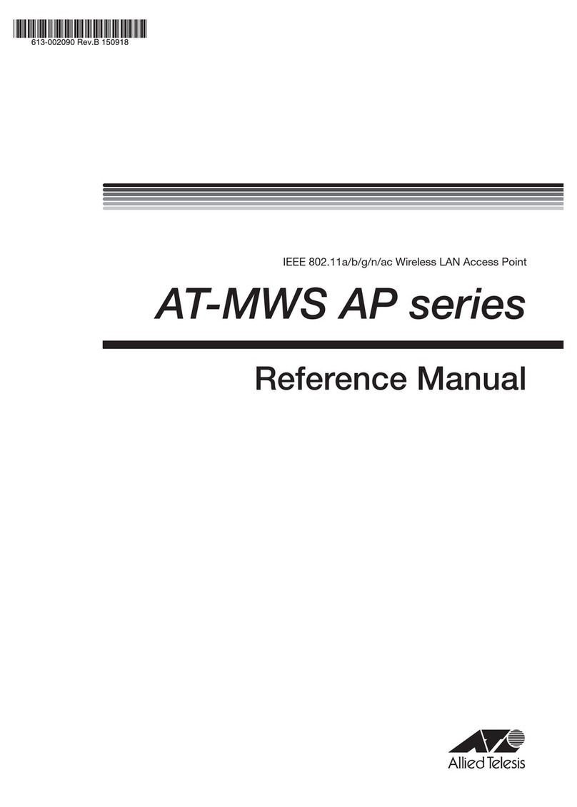 Allied Telesis AT-MWS600AP User manual