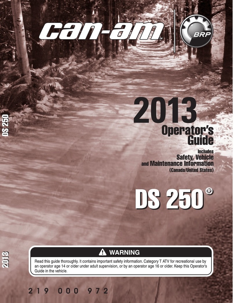 Can-Am DS250 Operator's guide