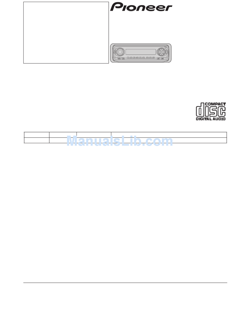 Pioneer DEH-3300RX1N User manual