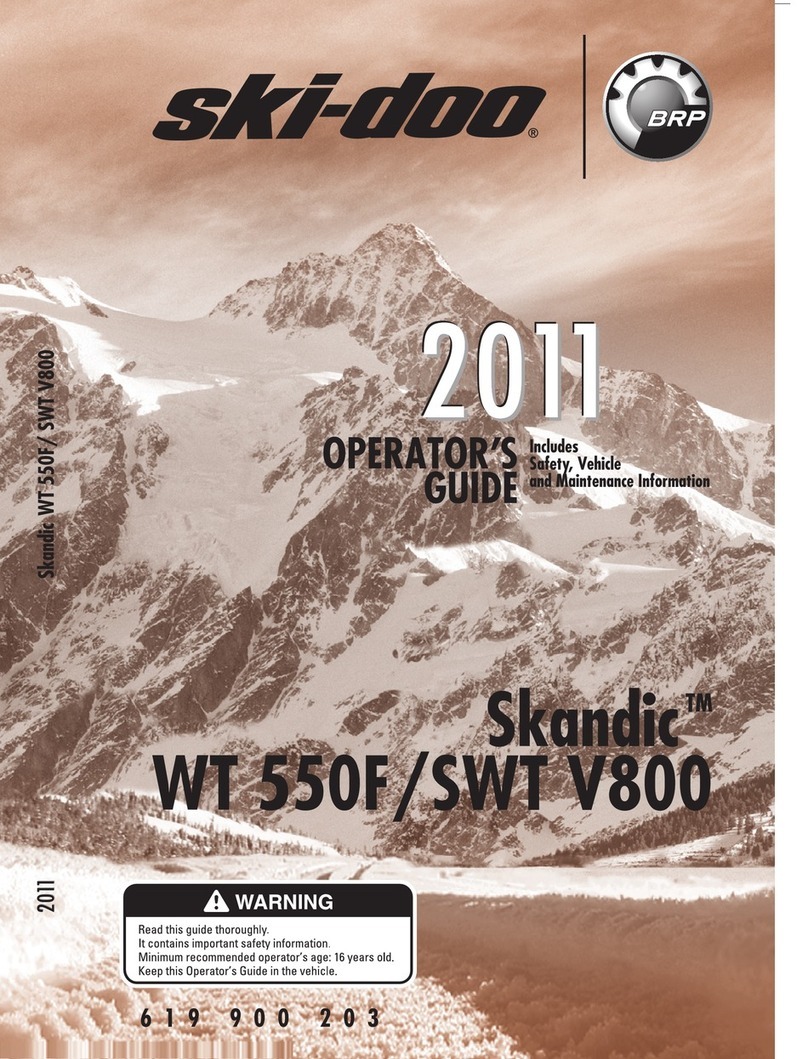 Ski-Doo Scandic WT 550F Manual