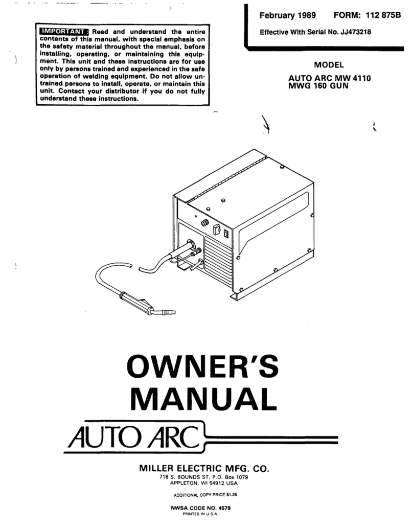 AUTO ARC MW 4110 User manual AUTO ARC MW 4110 User manual