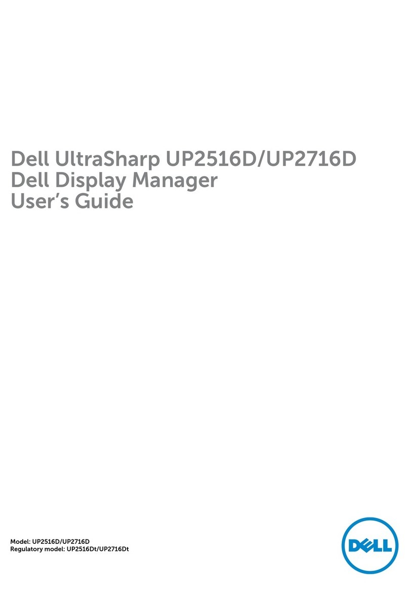 Dell UltraSharp UP2516D User manual Dell UltraSharp UP2516D User manual