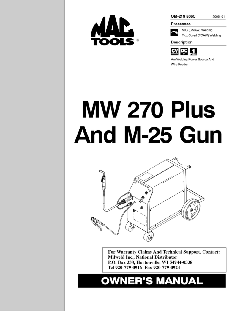 MAC TOOLS M-25 Gun User manual